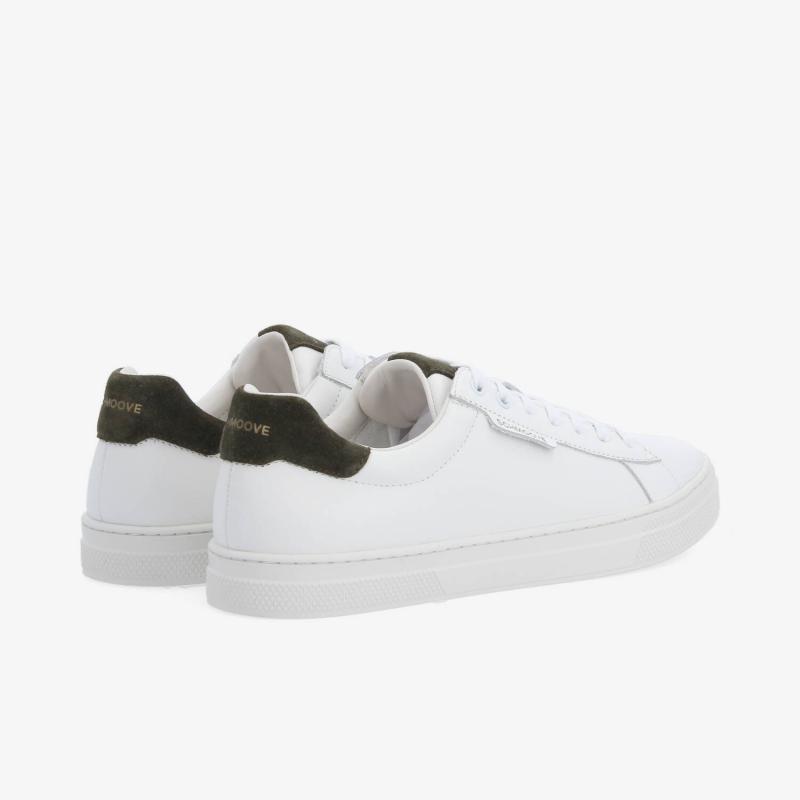 SPARKLE SNEAKER M - NAPPA/SUEDE - WHITE/KHAKI